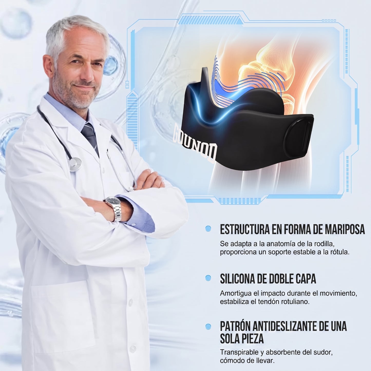 Kinetix™ Banda de absorción de Impactos